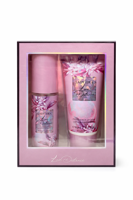Coffret Duo Lady Idea - Love Distance (Brume & Lait 90ml)