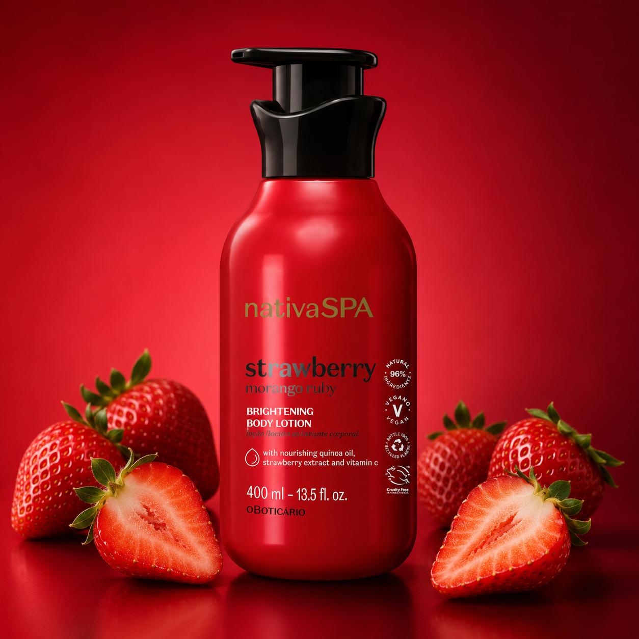 Crème corps-Nativa Spa Strawberry